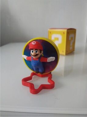 Nintendo Mario Star Figure Toy - Red, Blue, Yellow